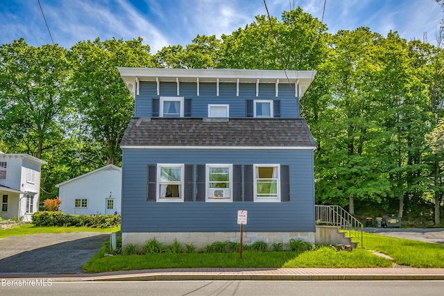 35 Main St, West Stockbridge, MA 01266 - view of front of house featuring a shingled roof