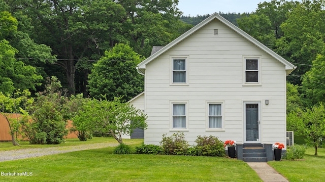 370 Park St, Great Barrington, MA 01236 - view of front of house featuring a front yard