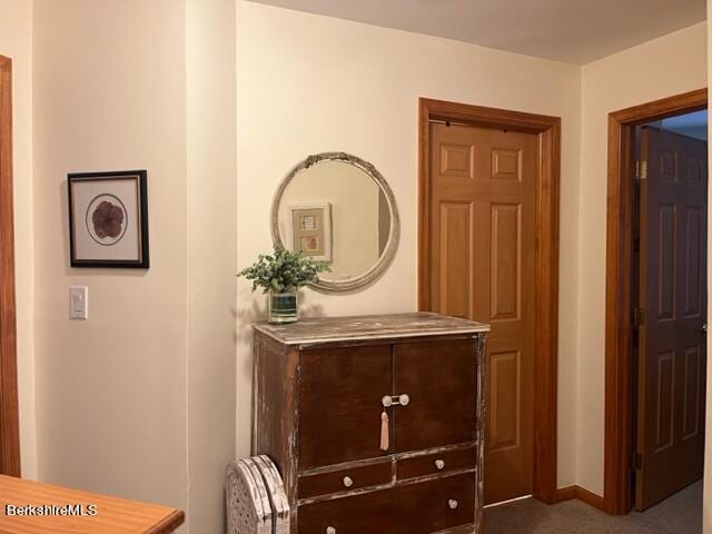 8 Stanley Dr Unit A-4, Great Barrington, MA 01230 - hall featuring carpet flooring and baseboards