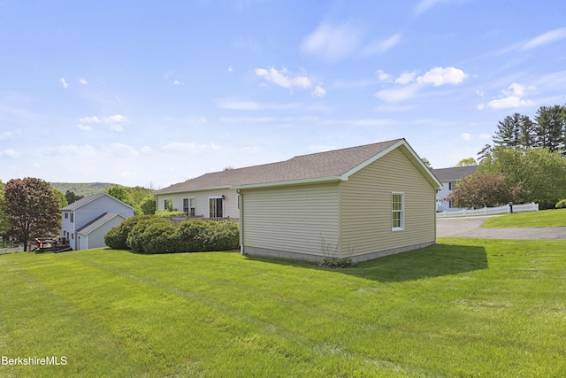 120 Via Maria St, Lee, MA 01238 - view of side of property with a lawn