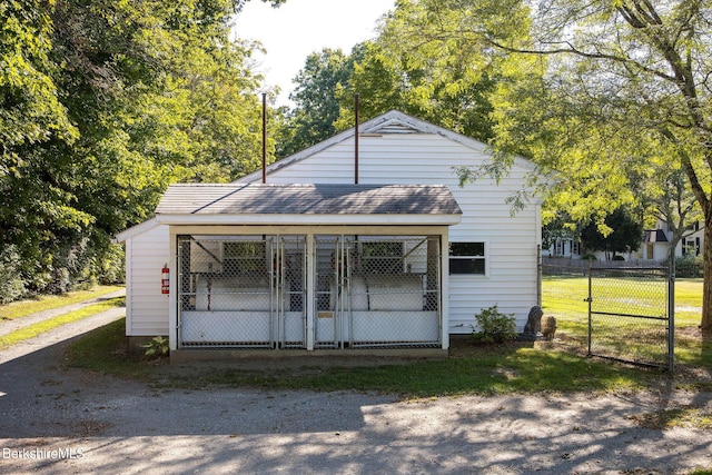 view of outbuilding