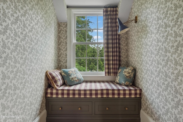 1030 W St, Pittsfield, MA 01201 - sitting room featuring wallpapered walls