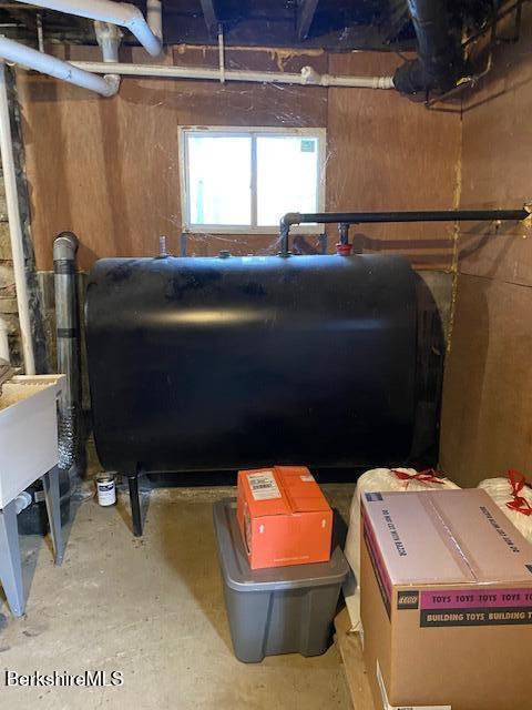 99 Meadow St, North Adams, MA 01247 - basement with heating fuel