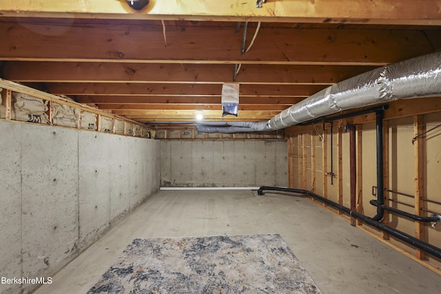 72 Cleveland St, Pittsfield, MA 01201 - view of unfinished basement