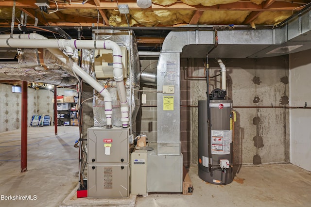 67 Dunmore Ct, Lenox, MA 01240 - utility room with water heater