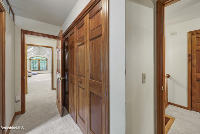 67 Dunmore Ct, Lenox, MA 01240 - hallway featuring light colored carpet and baseboards