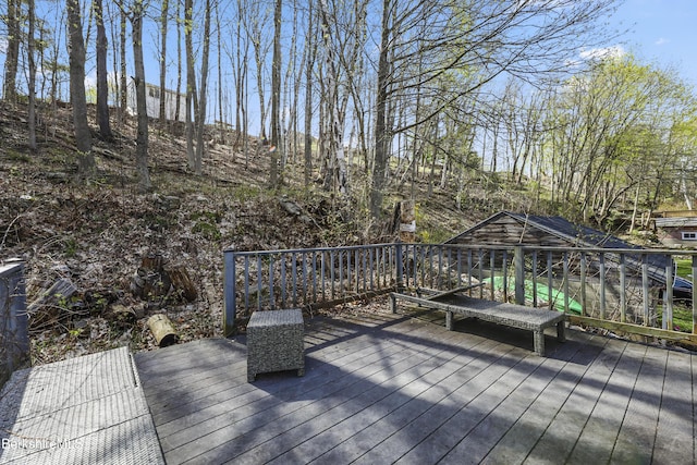 view of deck