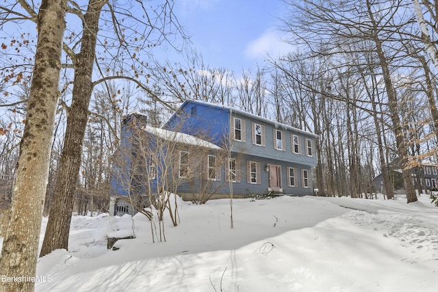 view of colonial house