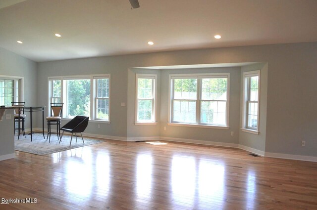 5 Aspen Way Lot 17, Pittsfield, MA 01201 - living area featuring baseboards, visible vents, wood finished floors, and recessed lighting
