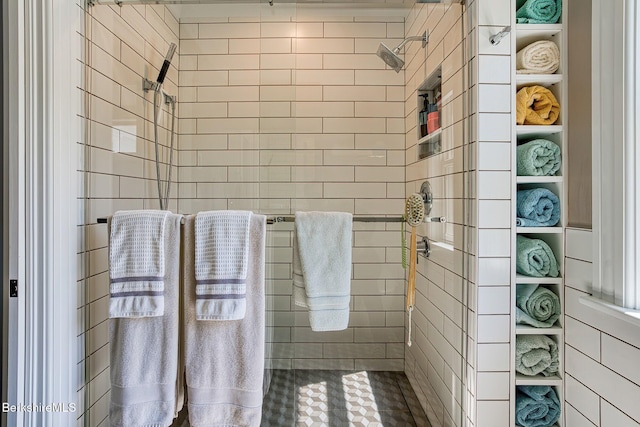 full bath with a stall shower