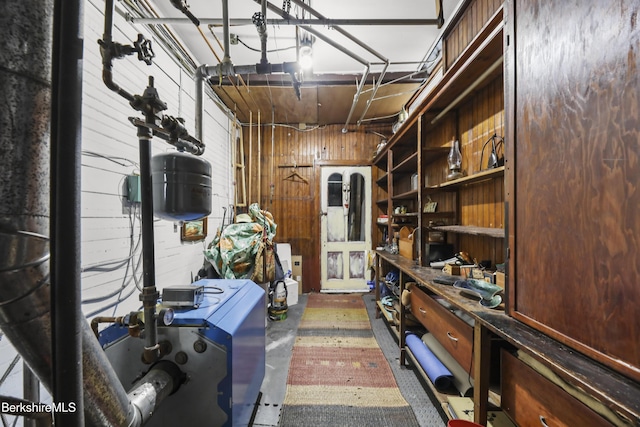 view of storage area
