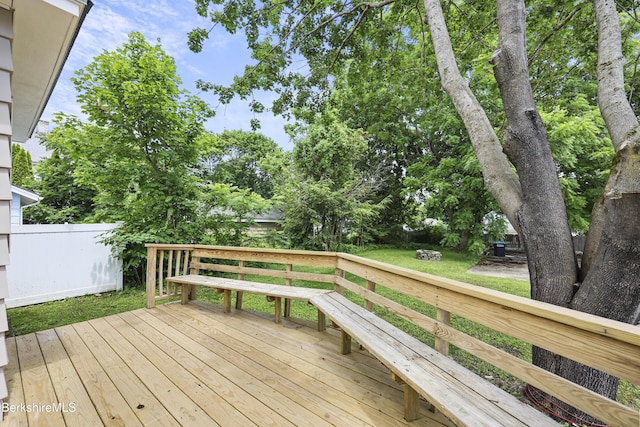 56 Perrine Ave, Pittsfield, MA 01201 - deck with a yard