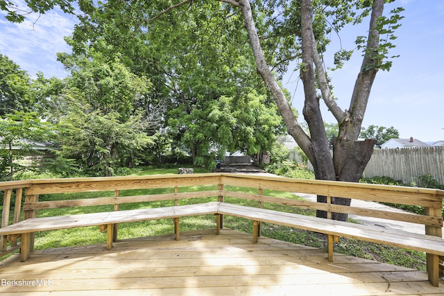 56 Perrine Ave, Pittsfield, MA 01201 - view of wooden terrace