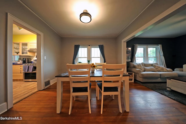 88 Newell St, Pittsfield, MA 01201 - dining room featuring hardwood / wood-style flooring, plenty of natural light, and ornamental molding
