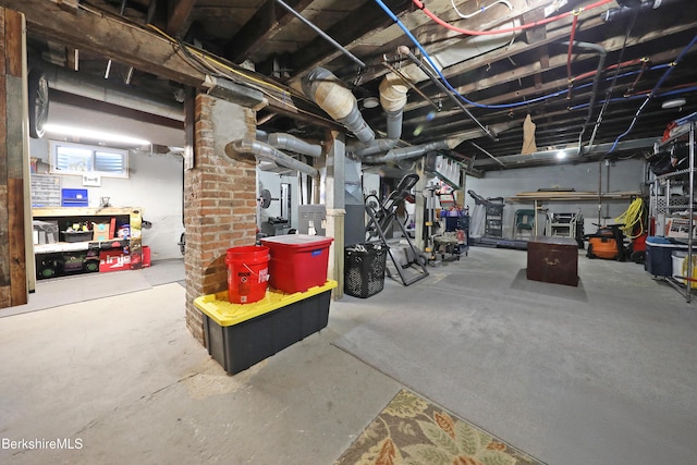 88 Newell St, Pittsfield, MA 01201 - view of unfinished basement
