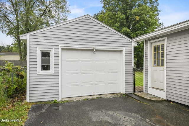 36 Dalton Division Rd, Dalton, MA 01226 - detached garage with asphalt driveway