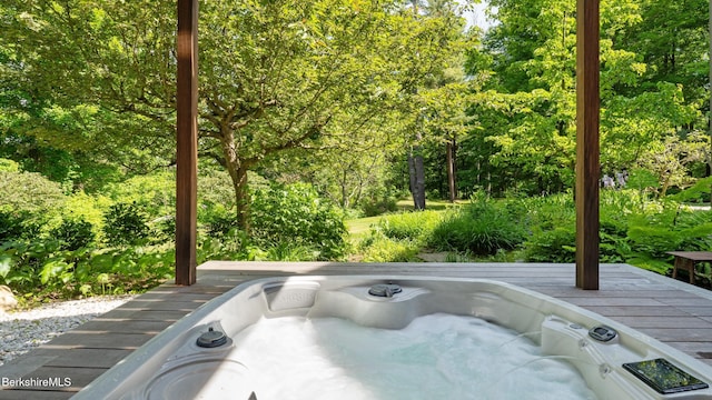 173 Hillsdale Rd, Egremont, MA 01258 - exterior view of a hot tub