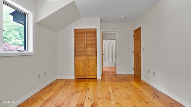 173 Hillsdale Rd, Egremont, MA 01258 - unfurnished bedroom with light wood-style flooring, a closet, and multiple windows