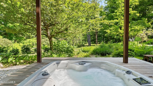 173 Hillsdale Rd, Egremont, MA 01258 - view of wooden deck