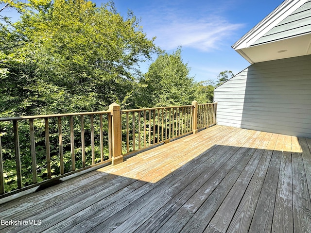 9253 Mountainside Dr, Hancock, MA 01237 - view of deck