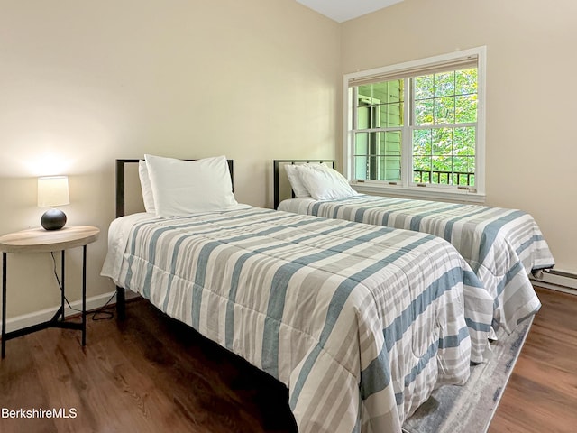 9253 Mountainside Dr, Hancock, MA 01237 - bedroom with baseboards and wood finished floors