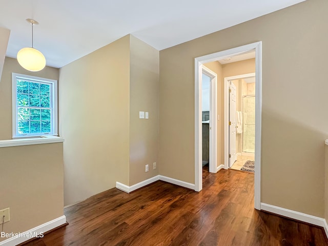 9253 Mountainside Dr, Hancock, MA 01237 - empty room featuring baseboards and wood finished floors