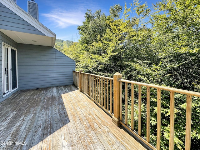 9253 Mountainside Dr, Hancock, MA 01237 - view of deck