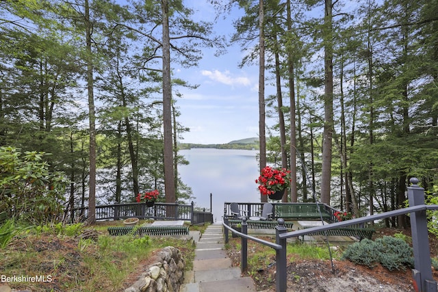 123 Bock Way, New Marlborough, MA 01230 - dock area featuring a water view