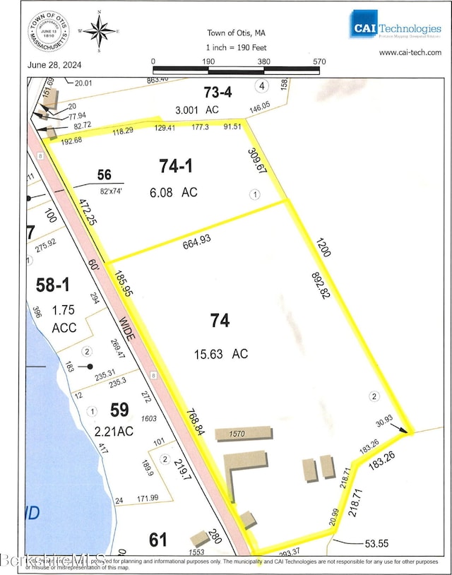 1570 N Main Rd, Otis MA, 01253 land for sale