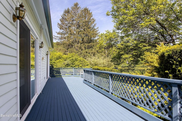 311 N Plain Rd, Great Barrington, MA 01236 - view of wooden terrace