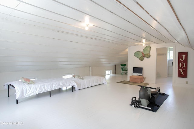 311 N Plain Rd, Great Barrington, MA 01236 - bedroom featuring vaulted ceiling