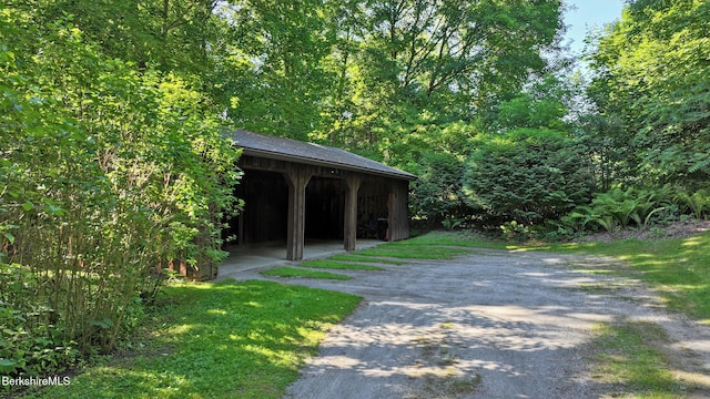 49 Main St, Stockbridge, MA 01262 - exterior space with an outbuilding