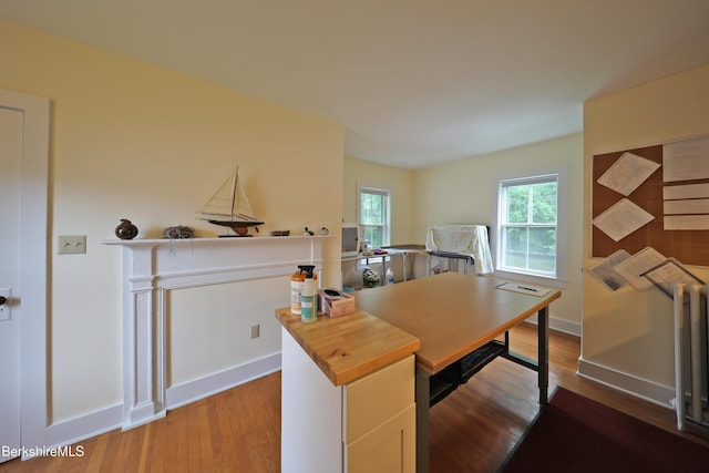 49 Main St, Stockbridge, MA 01262 - office area with wood finished floors