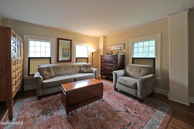 49 Main St, Stockbridge, MA 01262 - living area with wood finished floors and baseboards