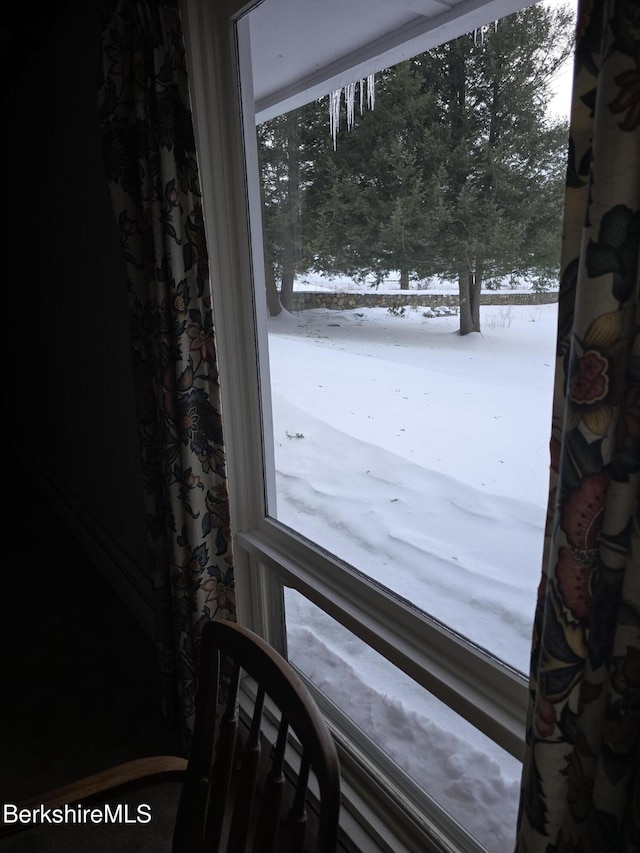 view of doorway to outside