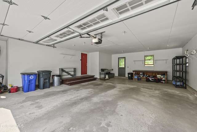 83 Bradley St, North Adams, MA 01247 - garage featuring a garage door opener