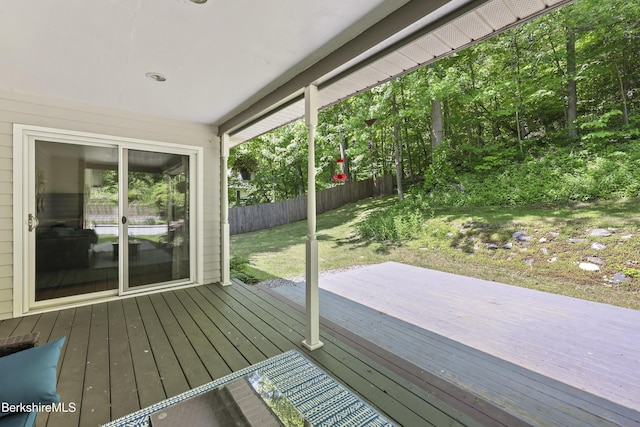 83 Bradley St, North Adams, MA 01247 - view of wooden terrace
