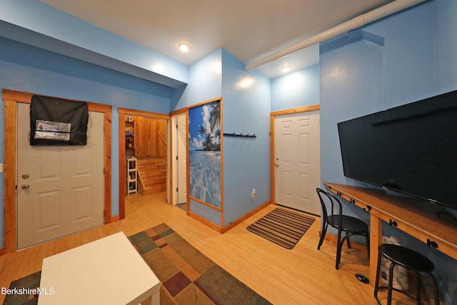 235 Algerie Rd, Becket, MA 01223 - entrance foyer featuring wood finished floors