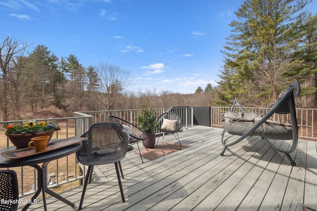 view of deck