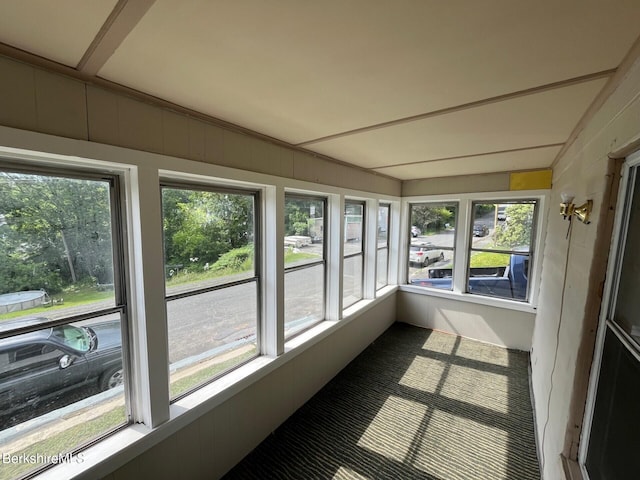 22 Marietta St, North Adams, MA 01247 - unfurnished sunroom featuring healthy amount of natural light and carpet flooring