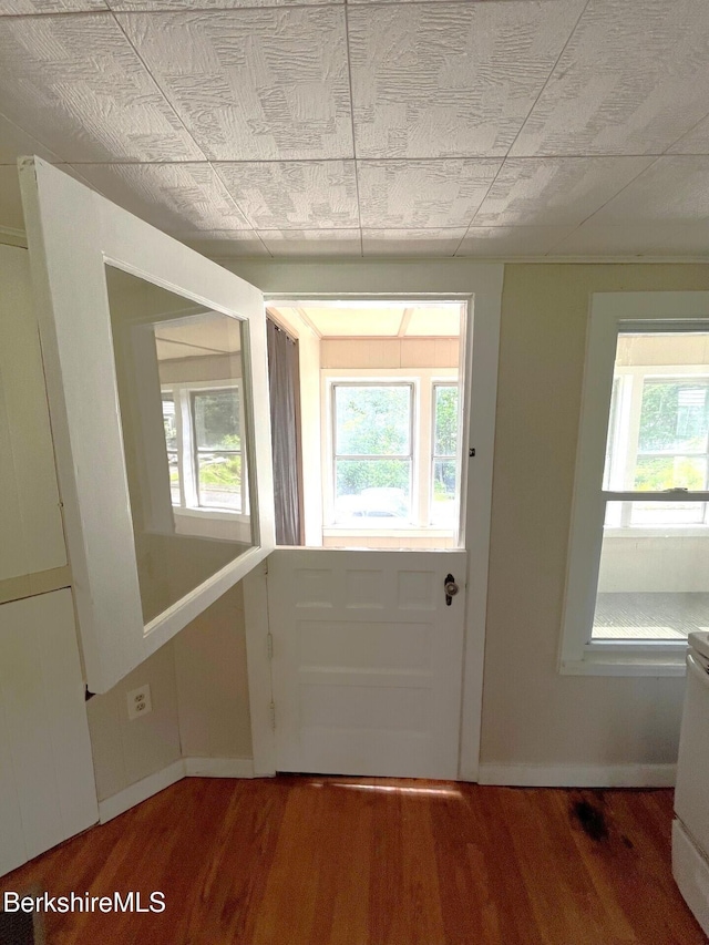 22 Marietta St, North Adams, MA 01247 - doorway with wood finished floors
