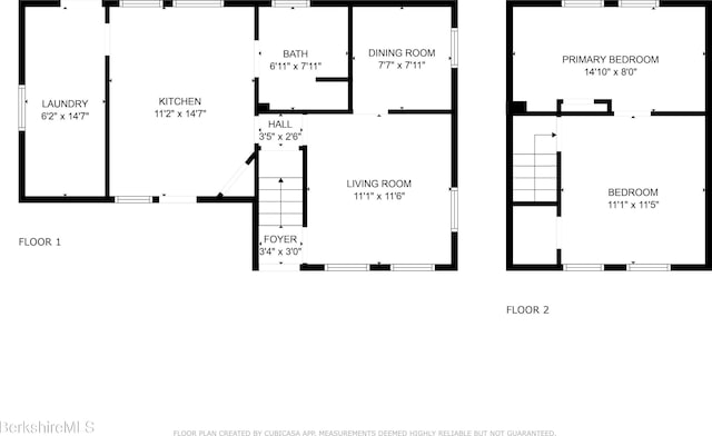 22 Marietta St, North Adams, MA 01247 - view of floor plan / room layout