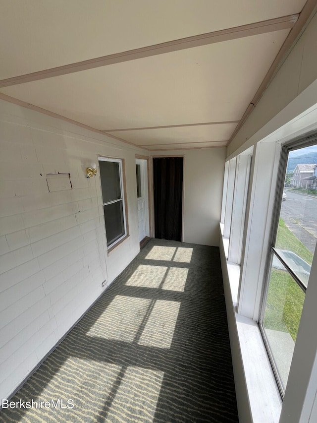 22 Marietta St, North Adams, MA 01247 - view of unfurnished sunroom