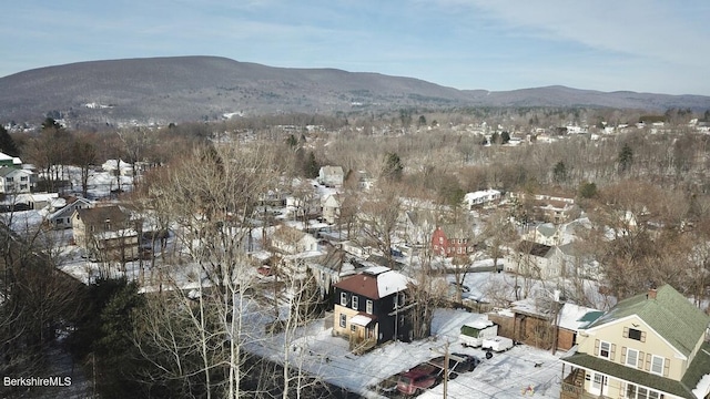 mountain view with a residential view