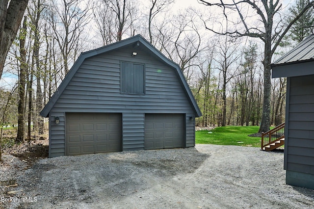 23 Pine St, Otis, MA 01253 - view of detached garage