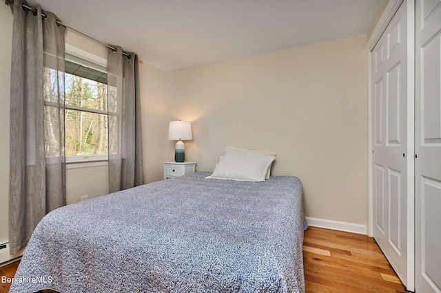 23 Pine St, Otis, MA 01253 - bedroom with wood finished floors and a closet