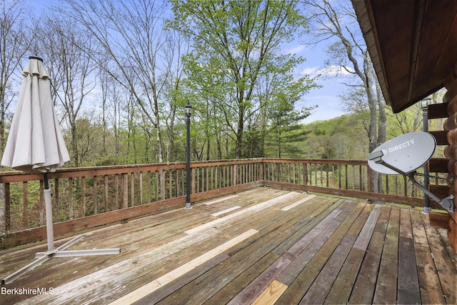 189 Cross Place Rd, Washington, MA 01223 - view of deck