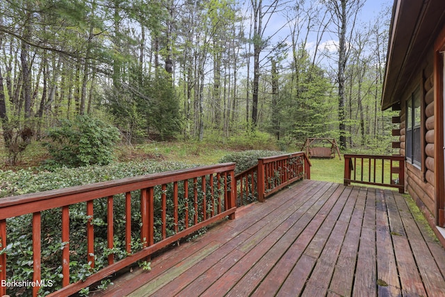 189 Cross Place Rd, Washington, MA 01223 - view of deck