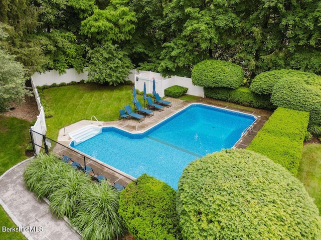 80 Taconic Ave # 14, Great Barrington, MA 01230 - view of swimming pool featuring a fenced backyard