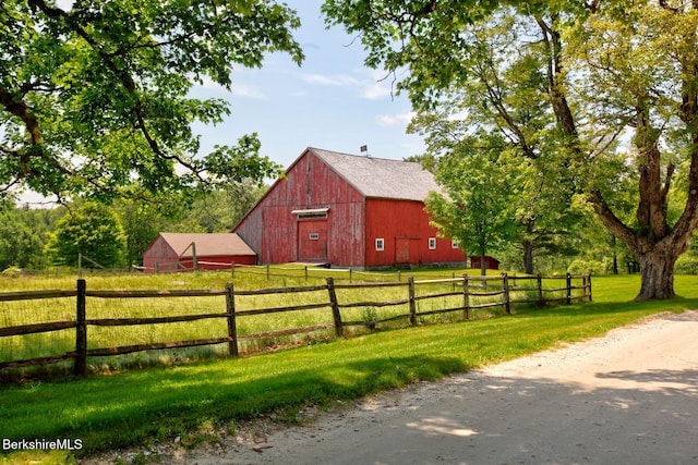 764 E Hill Rd, New Marlborough, MA 01230 - view of side of property featuring a barn and an outdoor structure